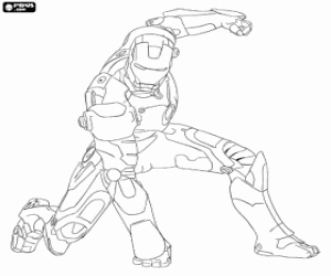 malvorlagen Eisenmann oder Iron Man ausmalbilder