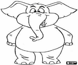 malvorlagen Ein Elefant auf die hinteren Beine ausmalbilder