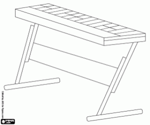 malvorlagen Einem elektronischen keyboard ausmalbilder