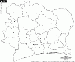 malvorlagen Elfenbeinküste Karte ausmalbilder