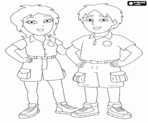 malvorlagen Die Eltern von Diego ausmalbilder