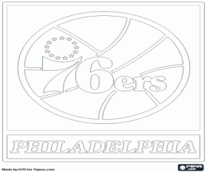 malvorlagen Embleem der Sixers ausmalbilder