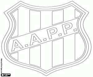 malvorlagen Emblem der AA Ponte Preta ausmalbilder