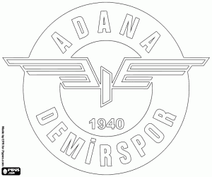 malvorlagen Emblem von Adana Demir SK ausmalbilder