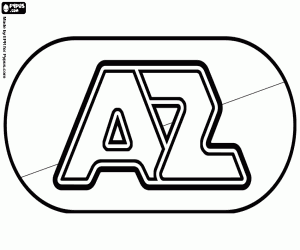 malvorlagen Emblem von AZ Alkmaar ausmalbilder