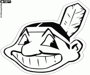 malvorlagen Emblem der Cleveland Indians ausmalbilder