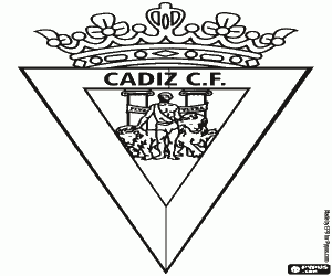 malvorlagen Emblem von Cádiz CF ausmalbilder