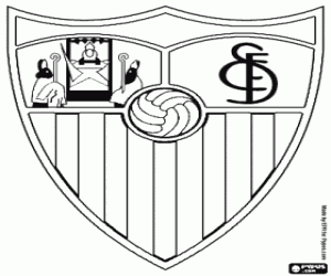 malvorlagen Emblem des FC Sevilla ausmalbilder