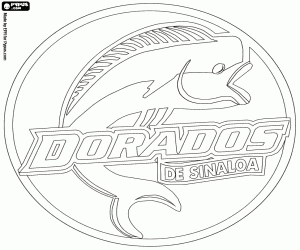 malvorlagen Emblem der Dorados de Sinaloa ausmalbilder