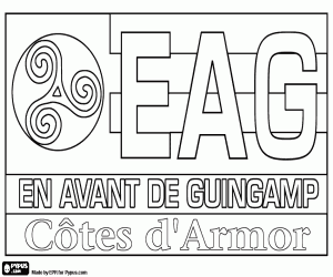 malvorlagen Emblem der EA Guingamp ausmalbilder