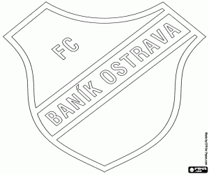 malvorlagen Emblem des FC Baník Ostrava ausmalbilder