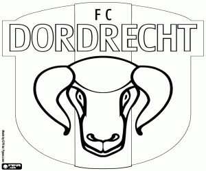 malvorlagen Emblem des FC Dordrecht ausmalbilder