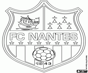 malvorlagen Emblem des FC Nantes ausmalbilder