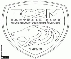 malvorlagen Emblem des FC Sochaux ausmalbilder