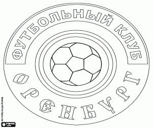 malvorlagen Emblem der FK Orenburg ausmalbilder