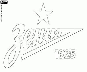 malvorlagen Emblem des FK Zenit ausmalbilder