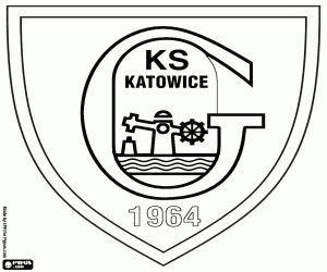 malvorlagen Emblem der GKS Katowice ausmalbilder