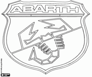 malvorlagen Emblem der Marke Abarth ausmalbilder