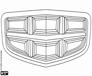 malvorlagen Emblem der Marke Emgrand ausmalbilder