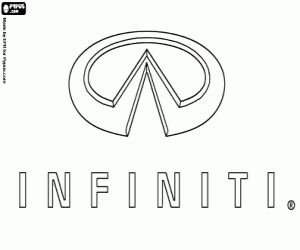 malvorlagen Emblem der Marke Infiniti ausmalbilder