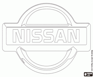 malvorlagen Emblem der Marke Nissan ausmalbilder