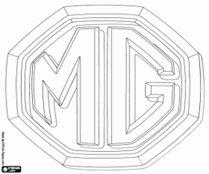 malvorlagen Emblem von MG ausmalbilder