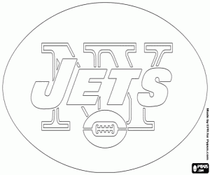 malvorlagen Emblem der New York Jets ausmalbilder