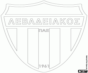 malvorlagen Emblem der PAE Levadiakos ausmalbilder