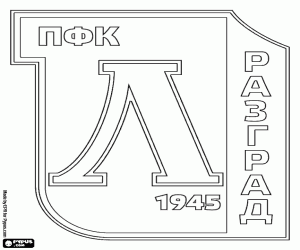 malvorlagen Emblem der PFC Ludogorez Razgrad ausmalbilder