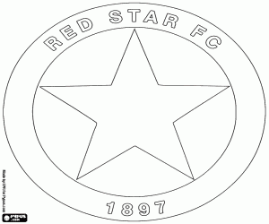 malvorlagen Emblem der Red Star FC ausmalbilder