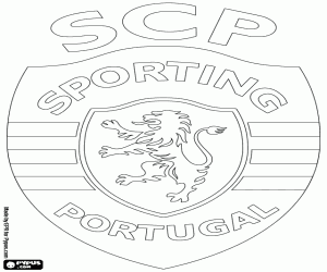 malvorlagen Emblem der Sporting de Portugal ausmalbilder