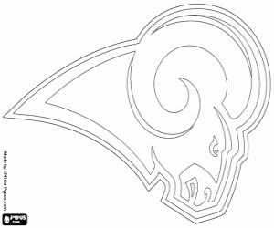 malvorlagen Emblem von St. Louis Rams ausmalbilder