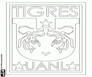 malvorlagen Emblem der Tigres UANL ausmalbilder