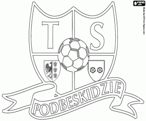 malvorlagen Emblem der TS Podbeskidzie ausmalbilder