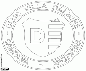 malvorlagen Emblem der Villa Dalmine ausmalbilder