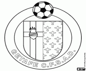 malvorlagen Emblem von Getafe CF ausmalbilder