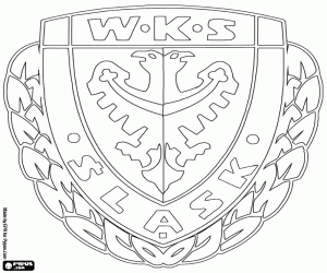malvorlagen Emblem der WKS Śląsk Breslau ausmalbilder