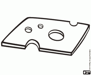 malvorlagen Emmentaler Käse Scheibe ausmalbilder