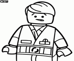 malvorlagen Emmet, der Protagonist von Lego ausmalbilder