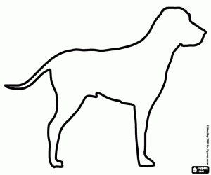 malvorlagen Englische Pointer Hundesilhouette ausmalbilder