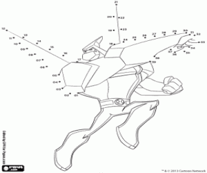 malvorlagen Entdecken Diamondhead, von Punkt zu Punkt ausmalbilder