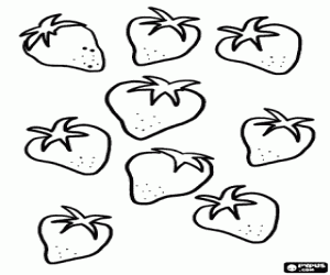 malvorlagen Erdbeeren ausmalbilder