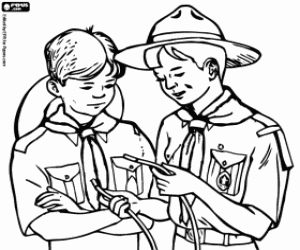 malvorlagen Das Erlernen der Knoten ausmalbilder