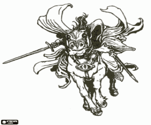 malvorlagen Die Erscheinungen des Ringes, Nazgul ausmalbilder