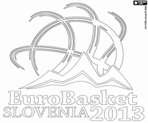 malvorlagen EuroBasket 2013 Slowenien-logo ausmalbilder