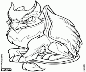 malvorlagen Eyrie, der Greif von Neopets ausmalbilder