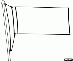 malvorlagen Eine Fahne am Fahnenmast ausmalbilder