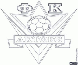 malvorlagen FC Aktobe Abzeichen ausmalbilder