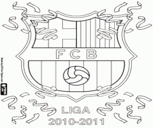 malvorlagen FC Barcelona, Meister 2010-2011 ausmalbilder