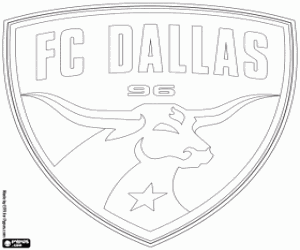 malvorlagen FC Dallas Schild ausmalbilder